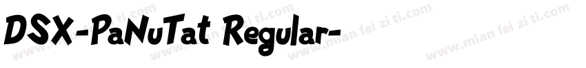DSX-PaNuTat Regular字体转换
